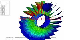 航空发动机分析及流固耦合及气弹性分析   